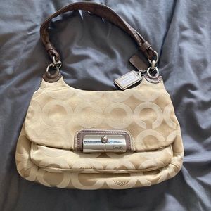 Tan Authentic Coach bag